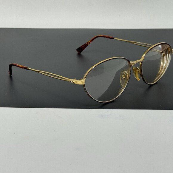 Christian Dior Eyeglasses 2863 41 Gold & Tortoise Red 56 []16-140 - Picture 1 of 16